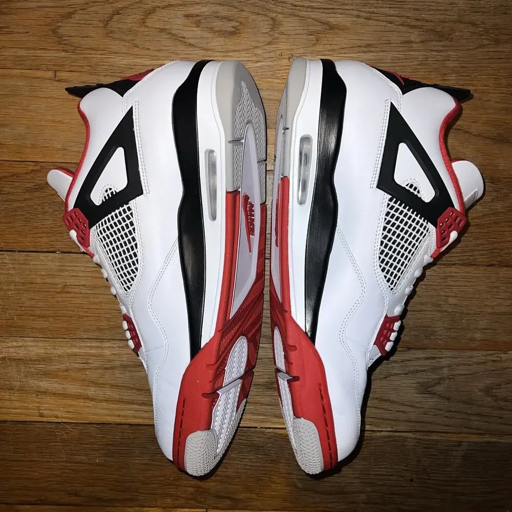 Jordan 4 Retro OG 2020 Mid Fire Red Men Size 14/Women 15.5 RARE SIZE! NEW.NWB.DS